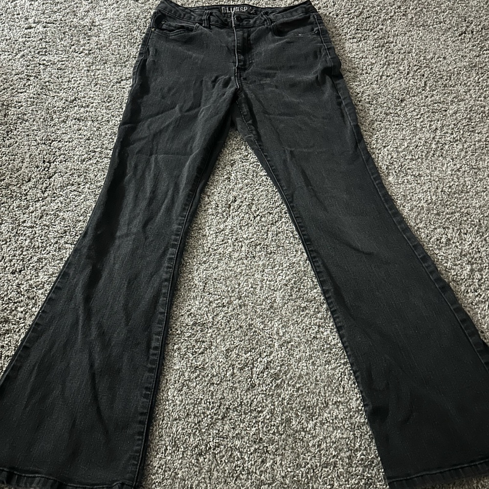 Black Flared Jeans